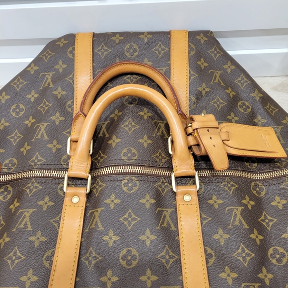 🩷LOUIS VUITTON Keepall 50 Bandouliere w/ Strap Travel Bag - Picture 5 of 16